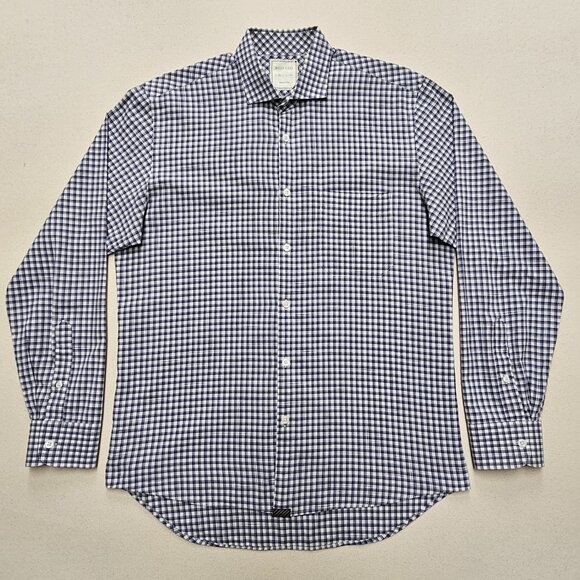 Billy Reid Standard Cut Button Down M - Picture 2 of 6